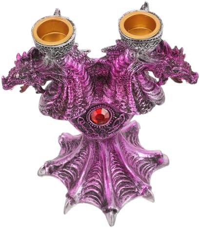 Halloween Battle Dragon Candlestick Stand