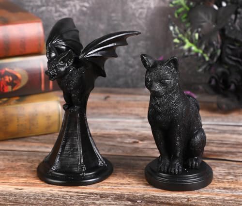 Gothic Halloween Candlestick Holder