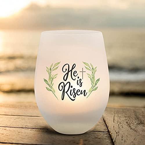Personalized Cross Votive Holder