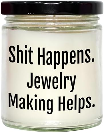 Holiday Gift for Jewelry Enthusiasts 9oz Vanilla Soy Candle