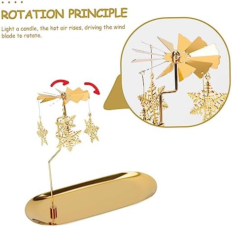 Elegant Gold Christmas Candleholder