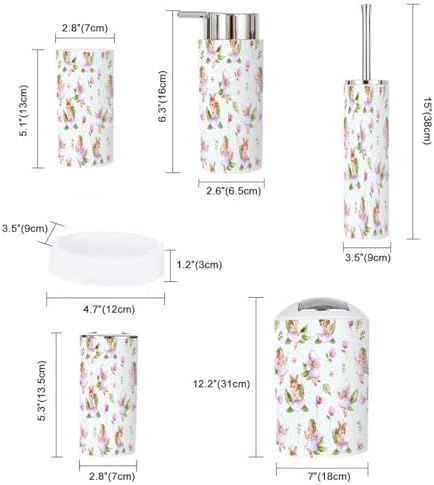Essential 6-Piece Bathroom Set stylish functional design