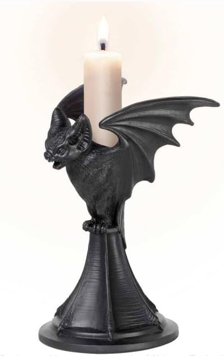 Gothic Halloween Candlestick Holder
