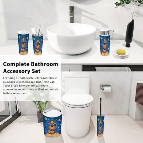 Bathroom Accessory Set Boho Design