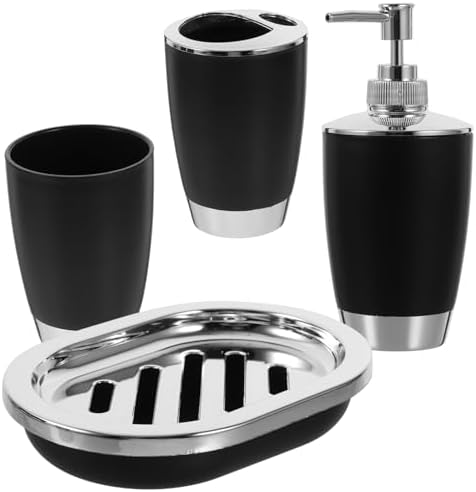 Bathroom Organizing Set with Toothbrush Soap Holder