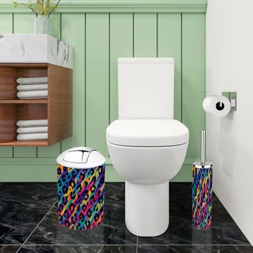Bath 6-Piece Boho Set Leopard Print
