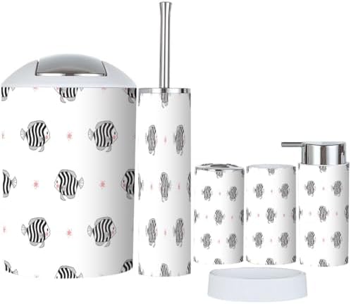 Aesthetic Functional Bathroom Accessory Set
