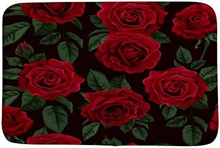 Coral Velvet Bath Rug Non-Slip Soft Absorbent