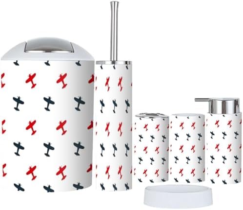 XNGJEMVWXO Bathroom Accessory Set 6 Piece