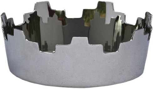 Brass Silver Traditions Pillar Candle Holder Pewter