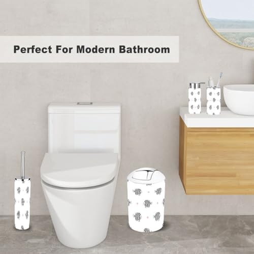 Aesthetic Functional Bathroom Accessory Set