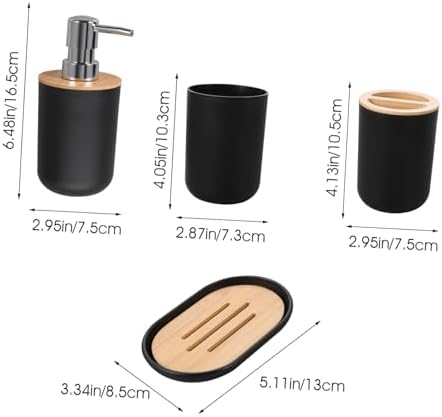 Luxshiny Modern Mens Bathroom Accessories Set - Stylish and Updated