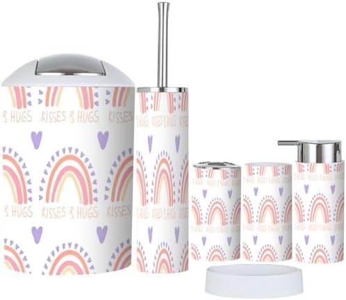 XNGJEMVWXOAesthetic 6-Piece Bath Set