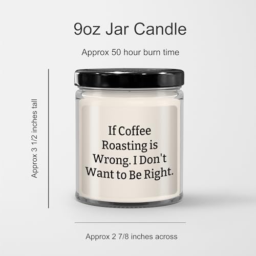 9oz Vanilla Soy Candle Gift for Coffee Roasters
