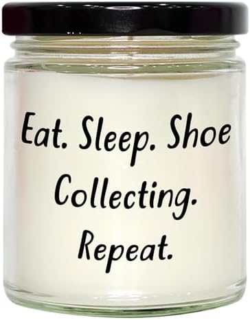 Shoe Collecting Gift Graduation Candle with Quote