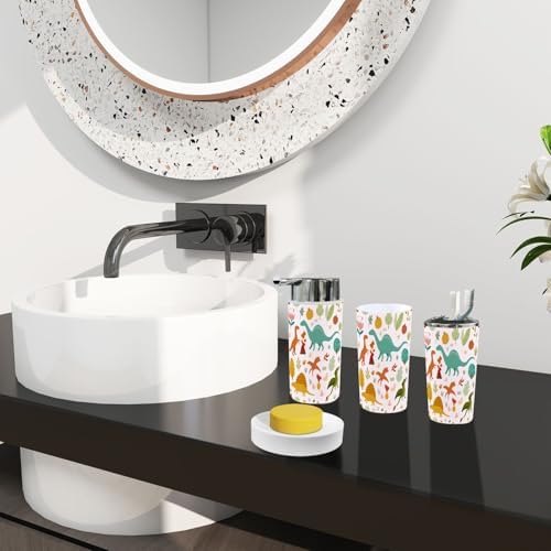 Cozy Boho Style Bathroom Accessory Set