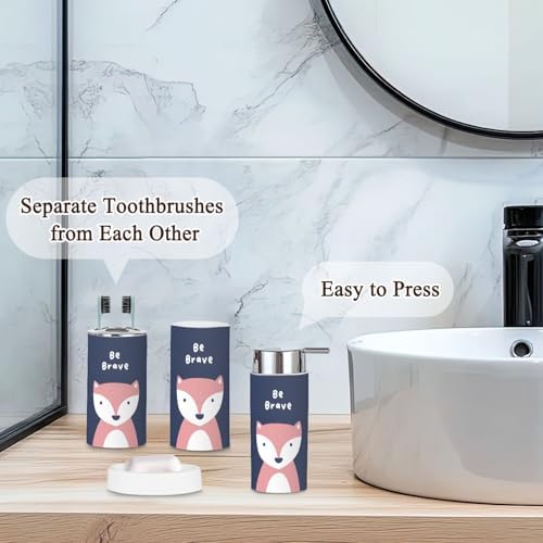 Durable Six-Piece Organized Bathroom Set for Kids and Babies