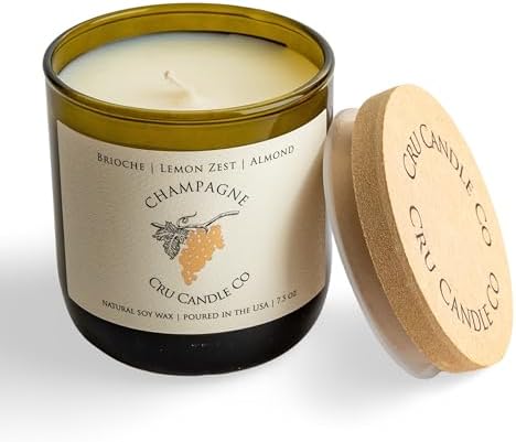 Cru Candle Co Champagne Scented Soy Candle