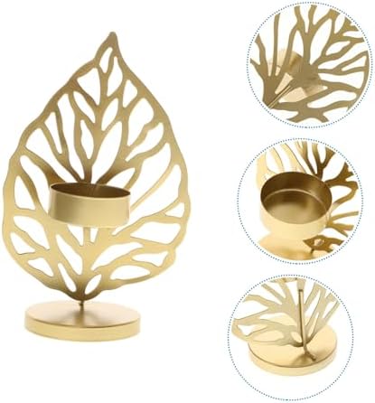 Garneck Snowflake Candlestick Holder Christmas Decor
