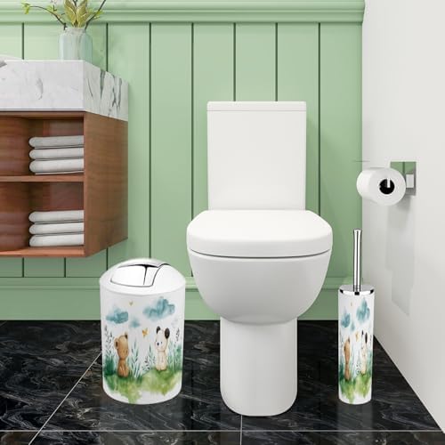 6-Piece Boho Bathroom Accessories Set for Children