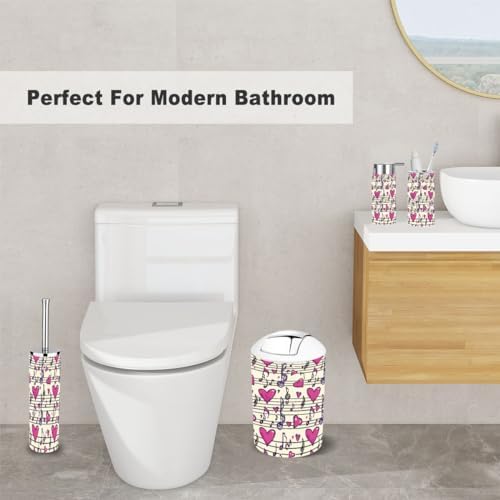 6-Piece Bathroom Set with Durable Organizers amp Gifts