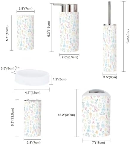 Bath Time Starter Set for Kids 6-Piece