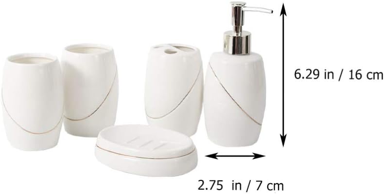 SOLUSTRE 5-Piece Compact Bath Set