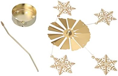 Cabilock Snowflake Rotating Candleholder