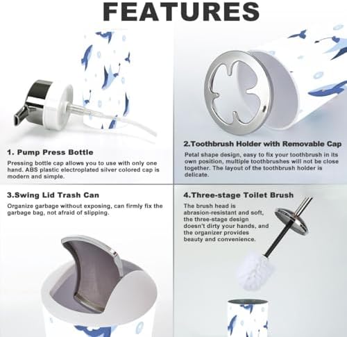 Cute Marine-Themed Bathroom Accessories for Kids