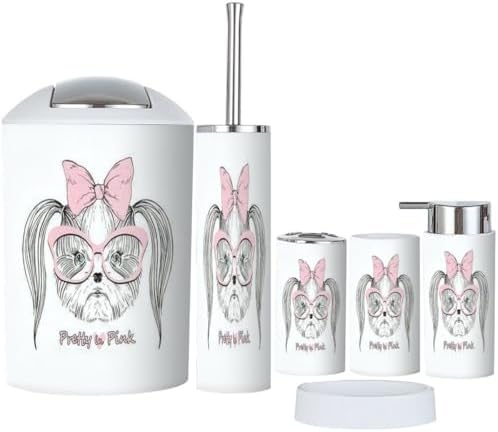 Bright Stylish Organize Your Bathroom - Set of 6