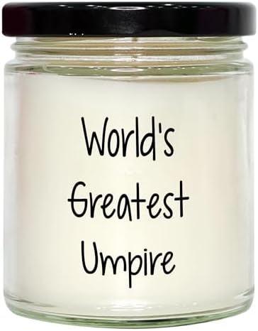 Worlds Greatest Umpire Vanilla Soy Candle