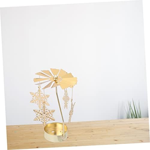 LIFKICH Snowflake Windmill Candleholder