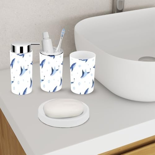 Cute Marine-Themed Bathroom Accessories for Kids