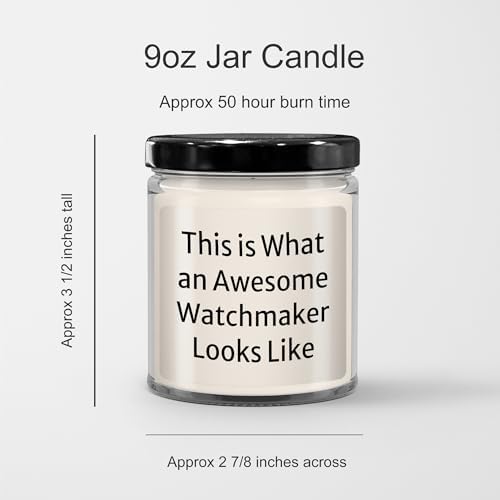 Watchmakers Gift 9oz Vanilla Soy Candle