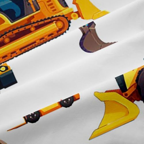 Construction Waterproof Shower Curtain for Kids 72x72