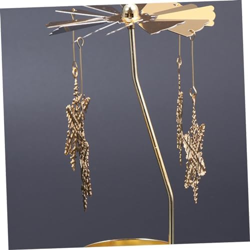 Cabilock Snowflake Rotating Candleholder