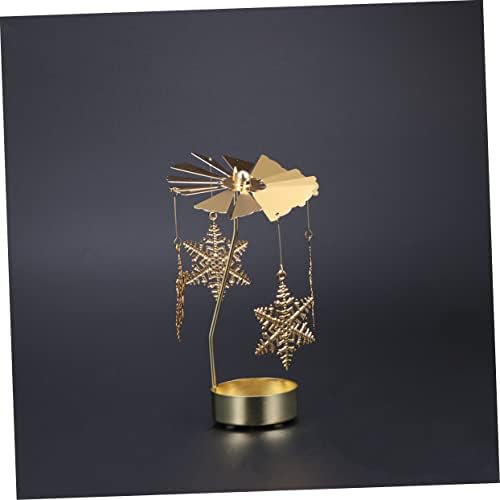 Cabilock Snowflake Rotating Candleholder
