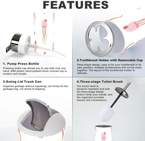 Bathroom Accessory Set _easy maintenance and style-