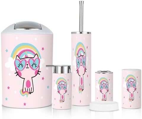 6-Piece Bathroom Accessories Set GISGBJW