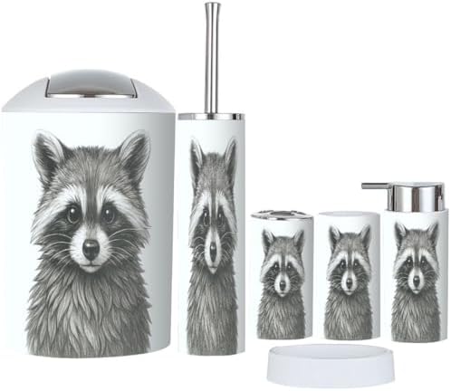 6-Piece BohoLogin Bathroom Accessory Set