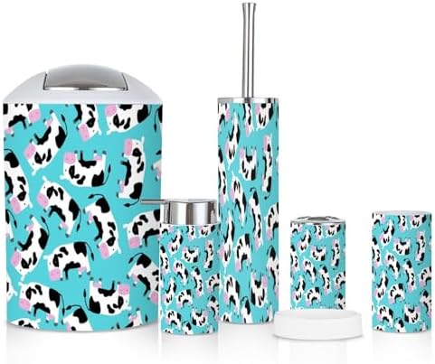 Charming 6-Piece Bathroom Set with Kids Design