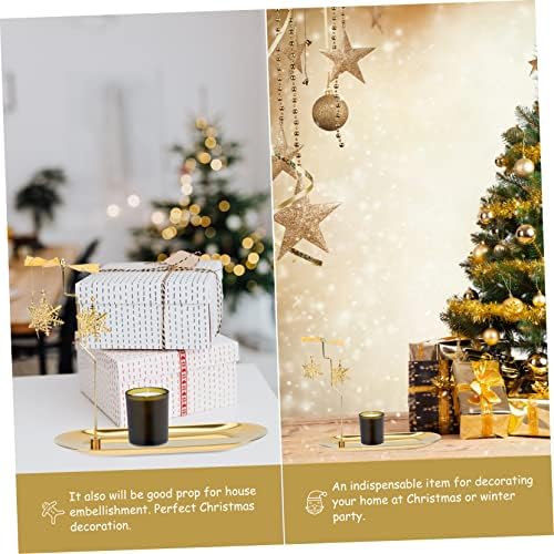 FunOMOCYA Rotating Snowflake Candle Holder