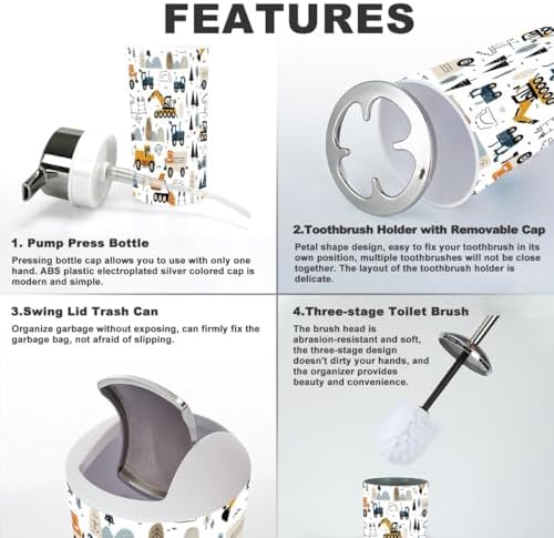 Eco-Friendly Bathroom Organizing Set