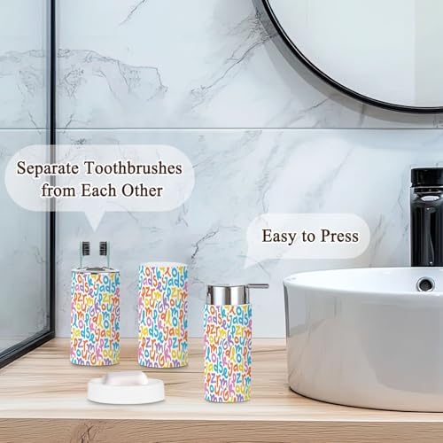 Modern 6-Piece Bathroom Accessories Set