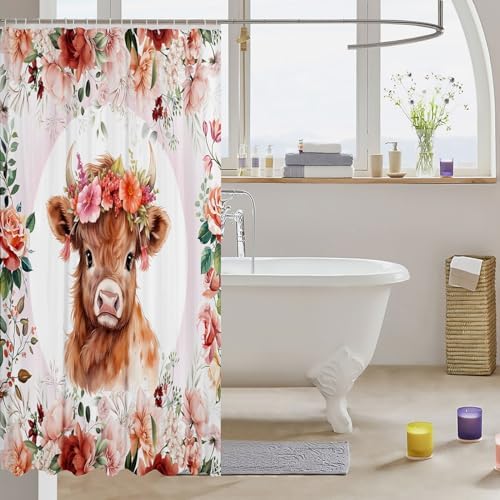 Feelyou Cute Highland Cow 72x72 inches