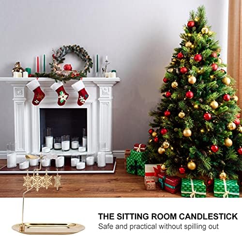 Garneck Rotating Snowflake Candlestick Holder