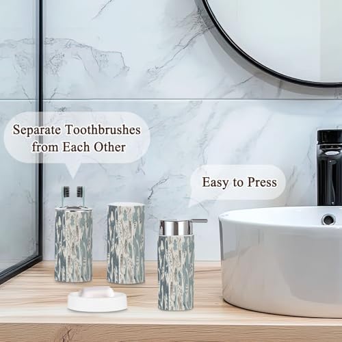 Kids Dinosaur-Themed Bathroom Set
