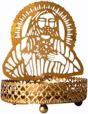 Foundational Christmas Candle Holder Shadow Stand for Table Centerpiece