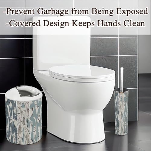 Kids Dinosaur-Themed Bathroom Set