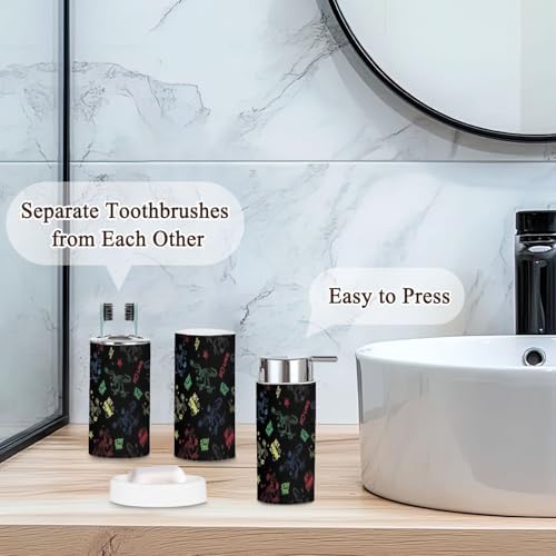 Dinosaur Skateboard Bathroom Set